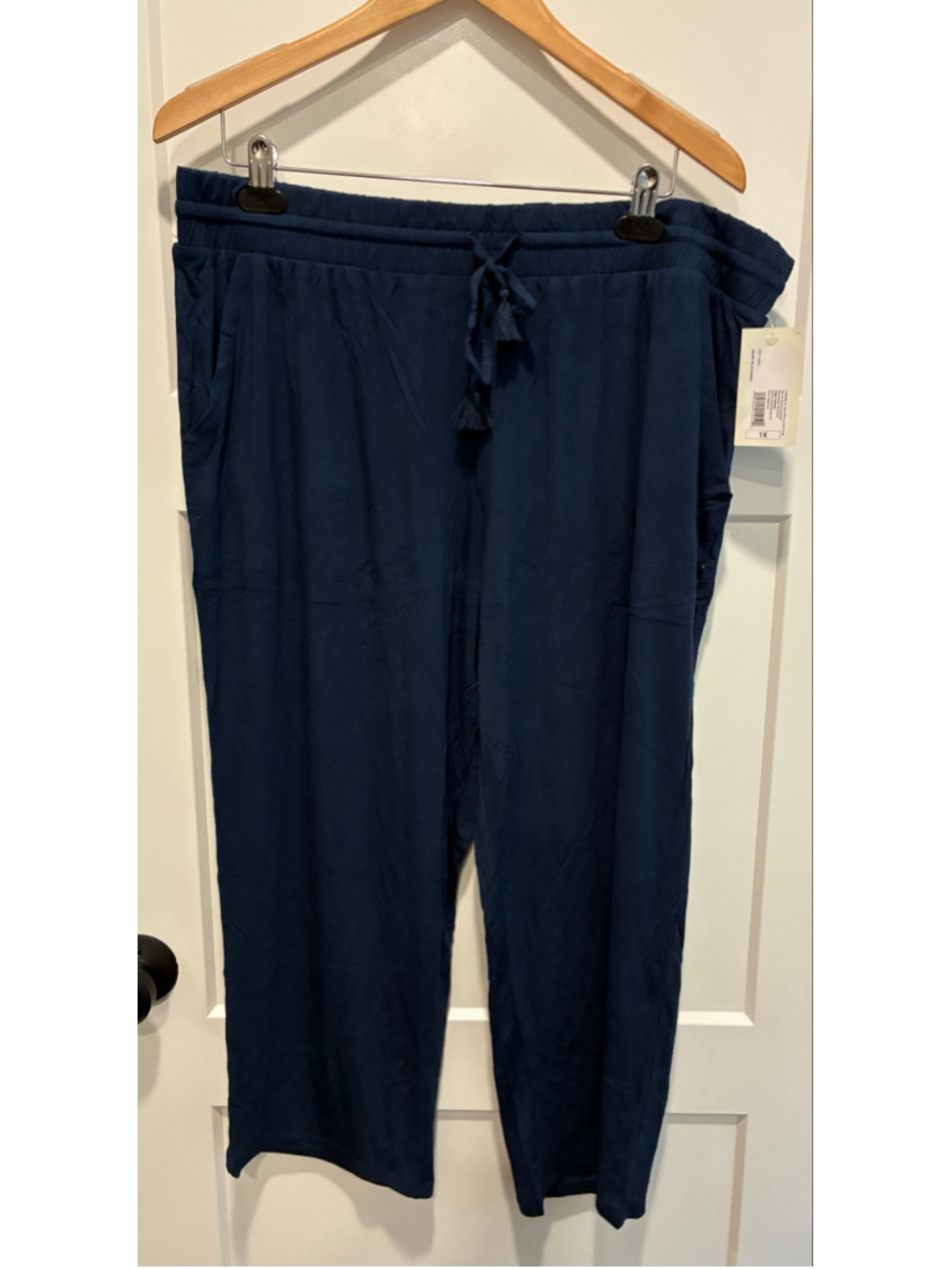 Stars Above Pajama Pants 1X Navy loungewear